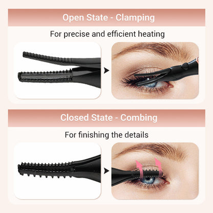✨Heated Eyelash Curler For Long-Lasting Natural Curls