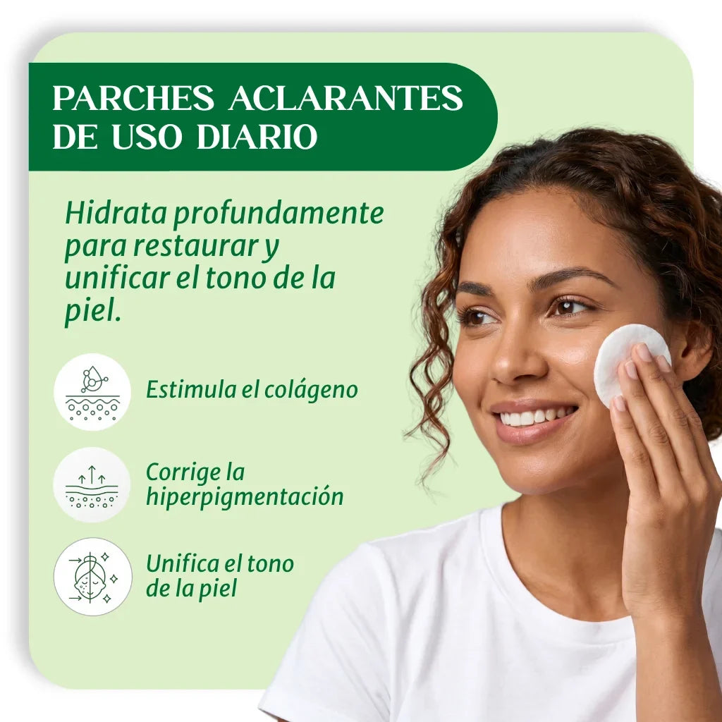 Parches despigmentantes y aclarantes