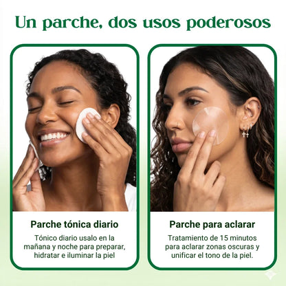 Parches despigmentantes y aclarantes