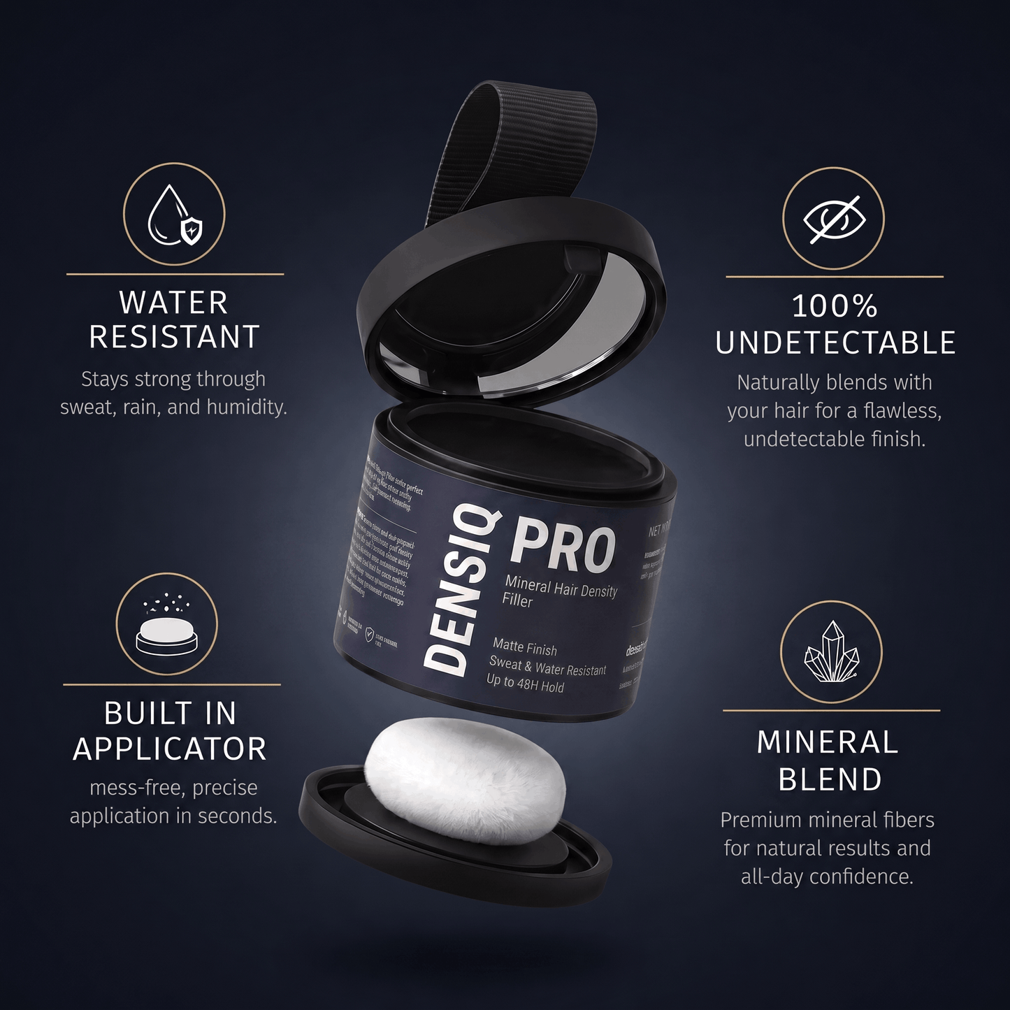 DENSIQ Pro - Instant Hair Density Filler "Secret Offer" Buy 1 Get 1 Free